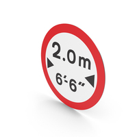 UK Sign Width Limit PNG & PSD Images