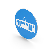 UK Sign Route For Use By Tram Cars Only PNG & PSD Images