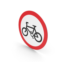 UK Sign Riding Of Pedal Cycles Prohibited PNG & PSD Images