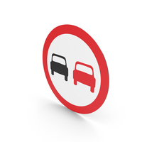 UK No Overtaking Sign PNG & PSD Images