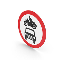 UK Sign Motor Vehicles Prohibited PNG & PSD Images