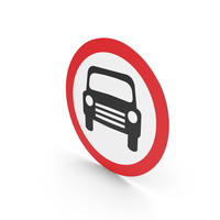 UK Sign Motor Vehicles Except Solo Motorcycles Prohibited PNG & PSD Images