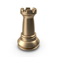 Bronze Chess Piece Rook PNG & PSD Images