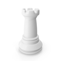 White Chess Piece Rook PNG & PSD Images