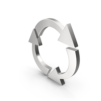 Silver Recycle Symbol PNG & PSD Images