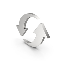 Silver Recycle Symbol PNG & PSD Images