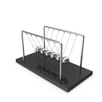 Six Balls Newton Cradle PNG & PSD Images