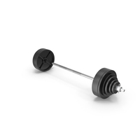 Barbell With Black Weights PNG & PSD Images