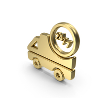 Delivery Truck 24 By 7 Service Symbol PNG & PSD Images