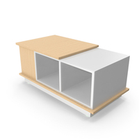 Wood Unfinished Coffee Table PNG & PSD Images