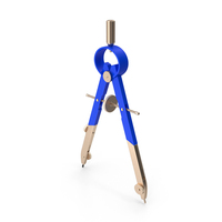 Blue Drawing Compass PNG & PSD Images