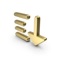 Descending Order Symbol PNG & PSD Images