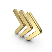 Three Right Arrow Symbol PNG & PSD Images