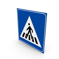 Italian Sign Pedestrian Crossing PNG & PSD Images