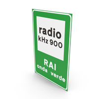 Italian Sign Local Radio Information PNG & PSD Images