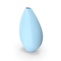 Modern Oval Accessory Vase Blue PNG & PSD Images