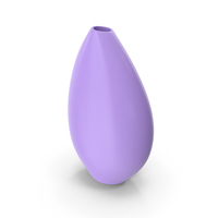 Lilac Modern Oval Accessory Vase PNG & PSD Images