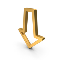 Down Arrow Frame Web Icon PNG & PSD Images