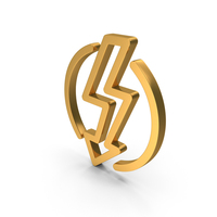 Power Thunderbolt Icon PNG & PSD Images