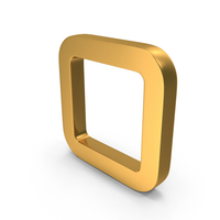 Square Frame Web Icon PNG & PSD Images