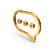 Three Dots Speech Bubble Chat Symbol PNG & PSD Images