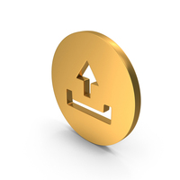 Round Upload Web Symbol PNG & PSD Images