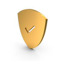 Tick Mark On Shield Icon PNG & PSD Images