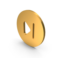 Round Next Or Previous Track Symbol PNG & PSD Images