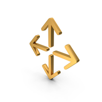 Four Way Directional Arrows Mouse Symbol PNG & PSD Images