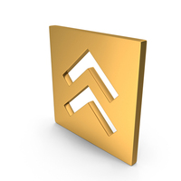 Double Up Arrow Web Icon PNG & PSD Images