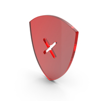 Shield With Cross Web Symbol PNG & PSD Images