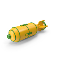 Cartoon Yellow Bomb PNG & PSD Images