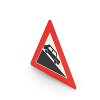 Norwegian Sign Steep Descent PNG & PSD Images