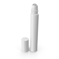 Cosmetic Roller Bottle White PNG & PSD Images