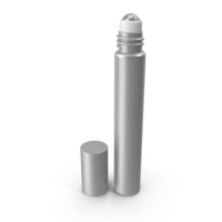 Cosmetic Roller Bottle Silver PNG & PSD Images