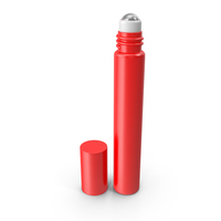 Cosmetic Roller Bottle Red PNG & PSD Images