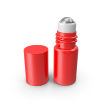 Cosmetic Roller Bottle Red PNG & PSD Images