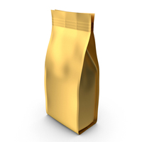Coffee Bag Gold PNG & PSD Images