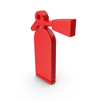 Red Fire Extinguisher Symbol PNG & PSD Images