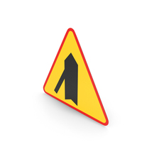 Polish Sign Entry Of The One Way Road From The Left PNG & PSD Images