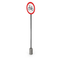 Bicycles Are Allowed Sign PNG & PSD Images