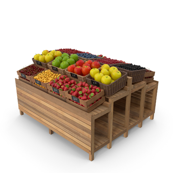Fruit Market Stand PNG & PSD Images