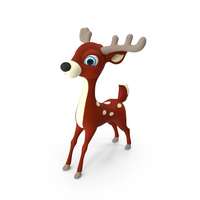 Cartoon Noble Deer PNG & PSD Images