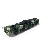 DF 17 Missile On Road Mobile Vehicle PNG & PSD Images