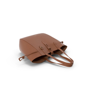 Furla Net Leather Tote Bag Brown PNG & PSD Images