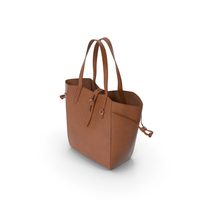 Leather Tote Bag Brown PNG & PSD Images