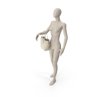 Leather Tote Bag Furla Net Marmo C On Mannequin PNG & PSD Images
