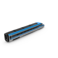 Modern Railway Locomotive Blue PNG & PSD Images