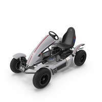 Pedal Kart with Race Frame Grey PNG & PSD Images