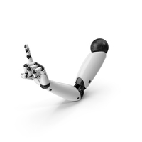 Pointing Cyborg Hand PNG & PSD Images
